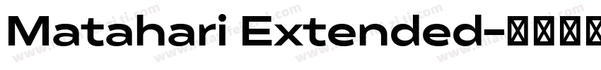 Matahari Extended字体转换